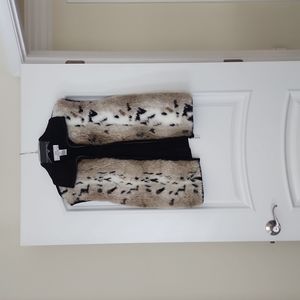 Faux Fur Sweater Vest
